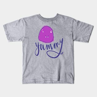 Yummy Gumdrop Monster: Weird Funny Scary Candy Creature Kids T-Shirt